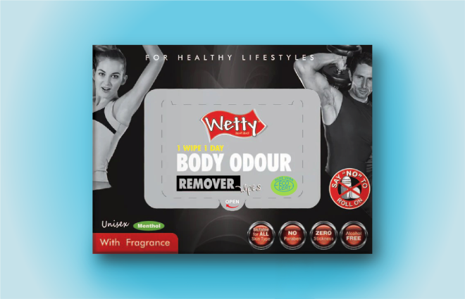 Body Odour Remover Wipes