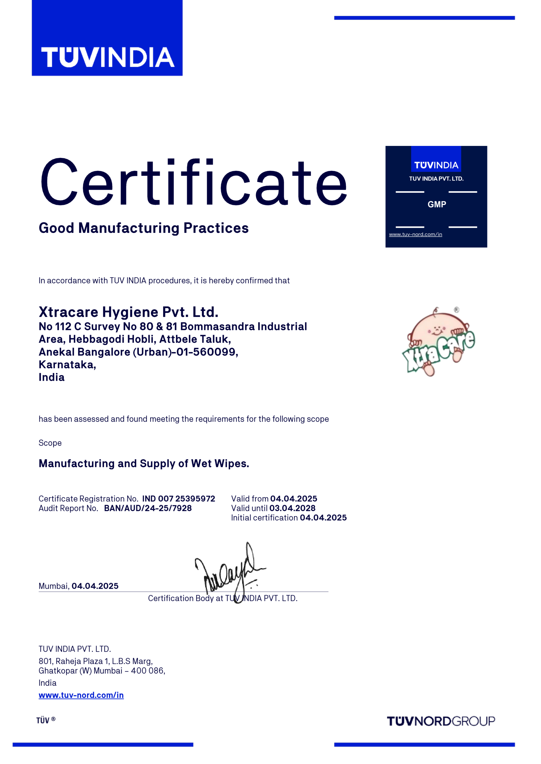 ISO 9001:2015 Certificate